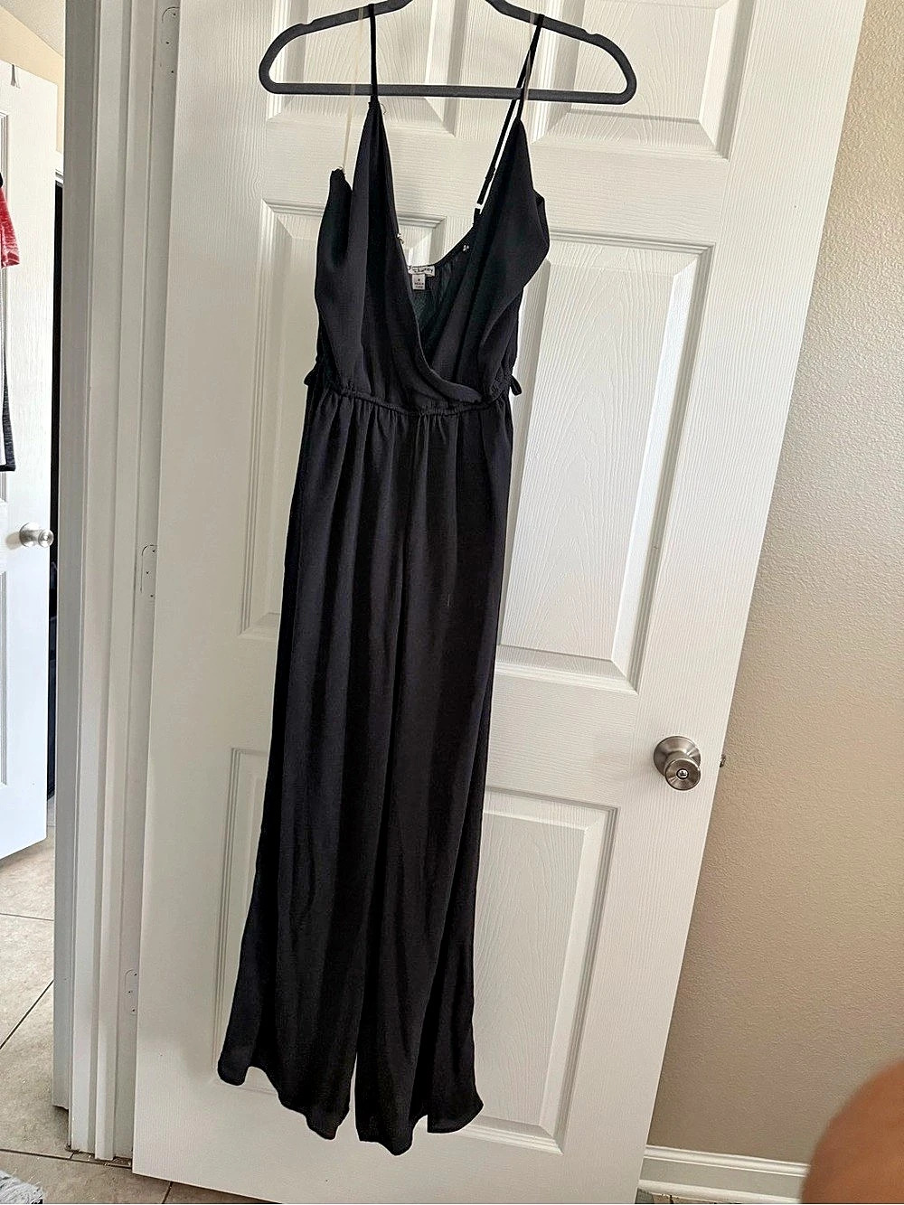For Justify Black Wide Leg Jumpsuit Size Medium Like New